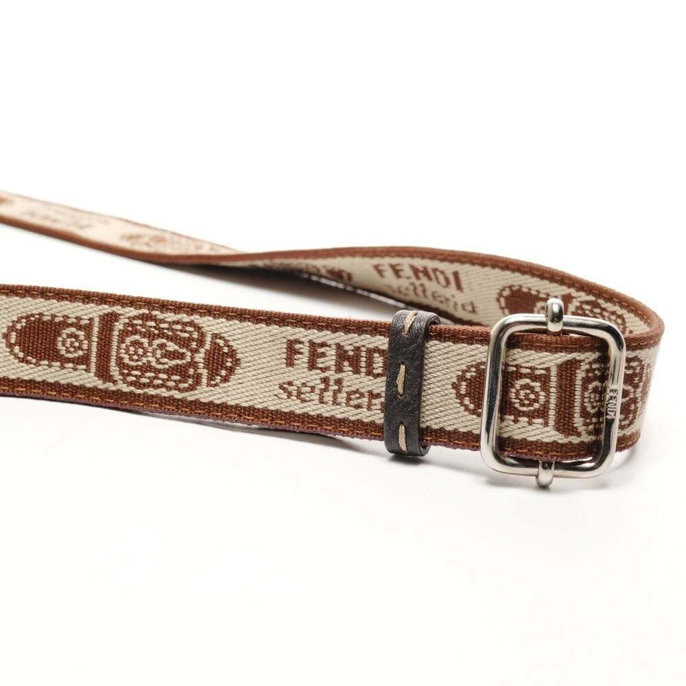 FENDI Brown Canvas Zucca Shoulder Bag - Picture 12 of 12